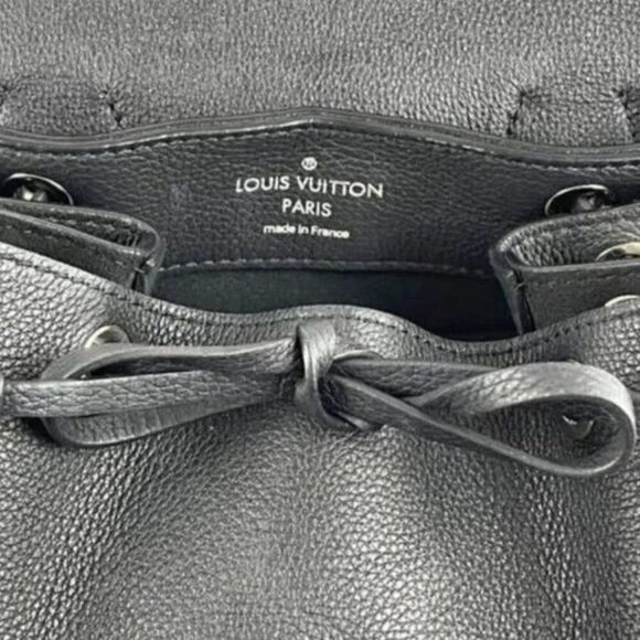 Louis Vuitton Leather Lockme MM Backpack in Black - Picture 8 of 11